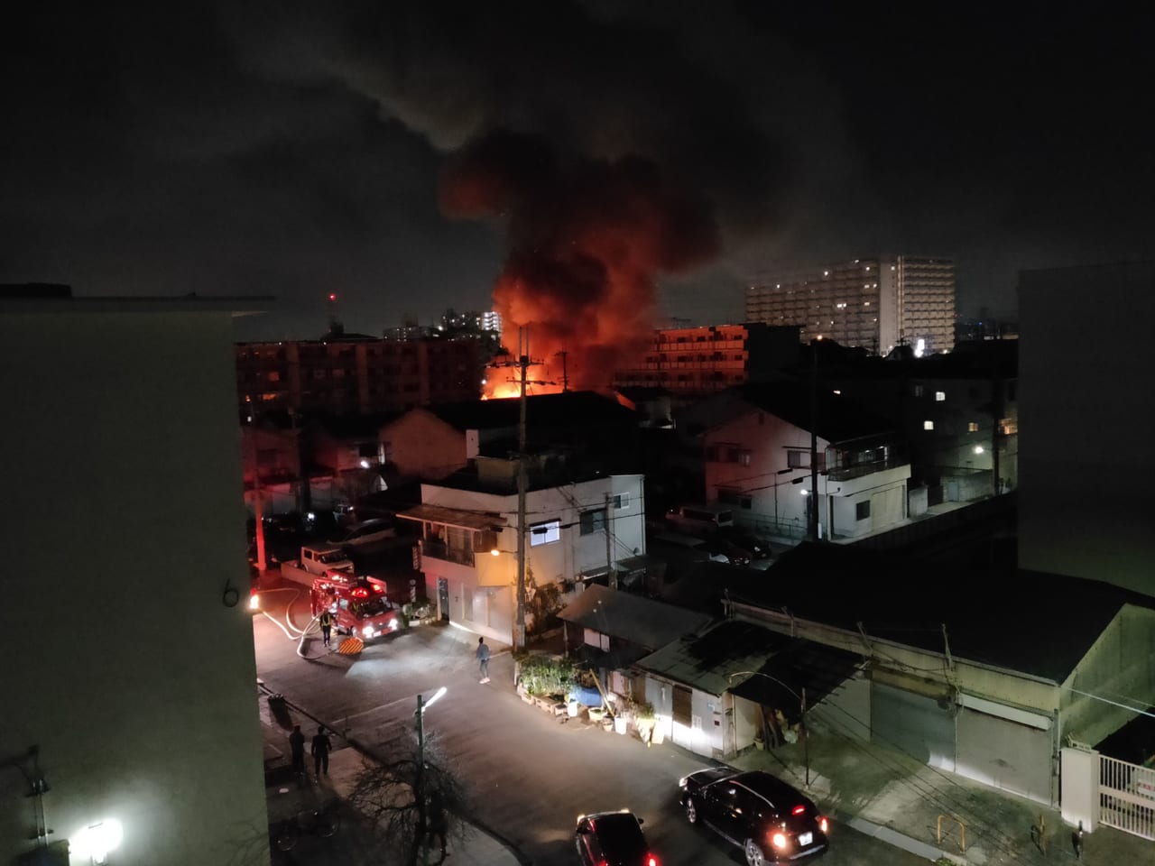 平野区 年12月9日 大きな火の手があがる 長吉六反の住宅で火災が発生した模様です 号外net 平野区