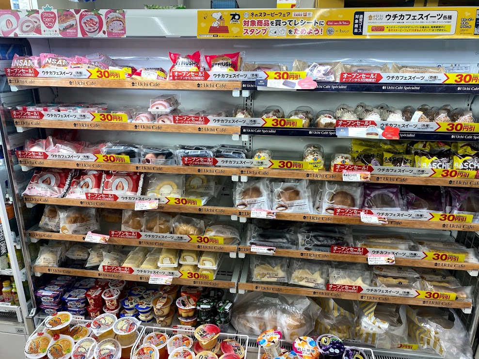 ローソン内環瓜破店商品陳列⑰