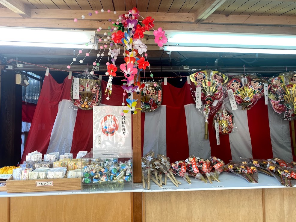 杭全神社えびす祭売店商品陳列④