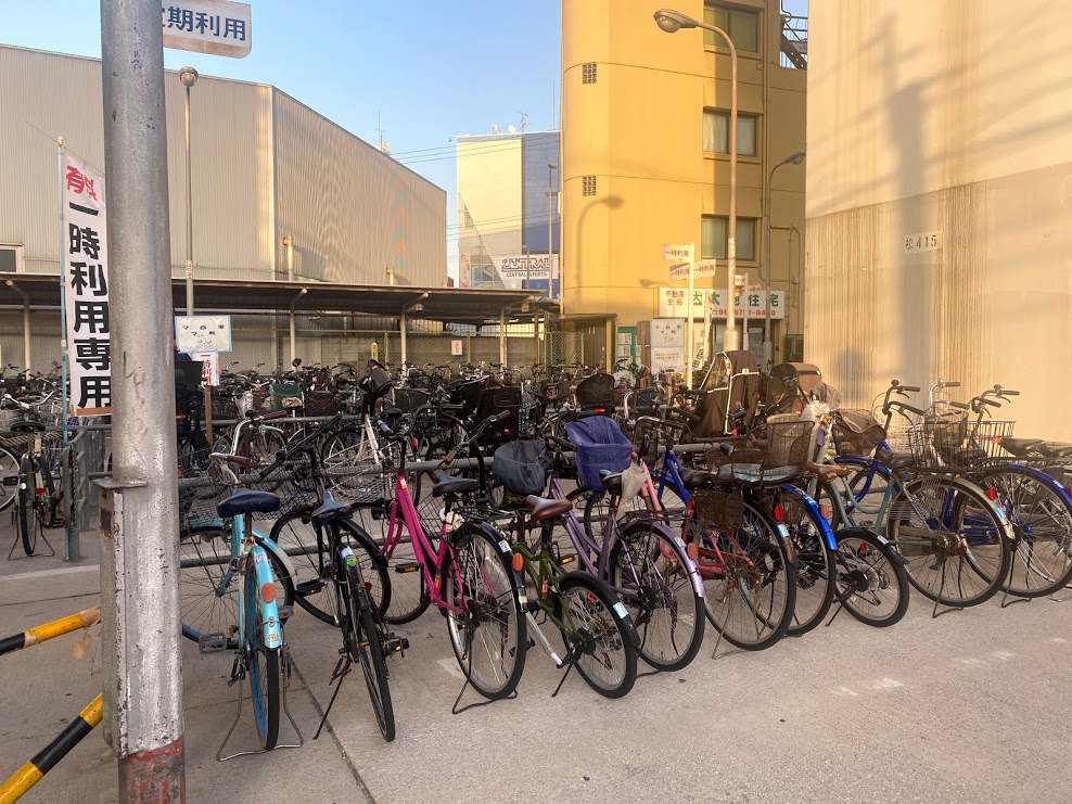 地下鉄平野駅自転車駐車場➁