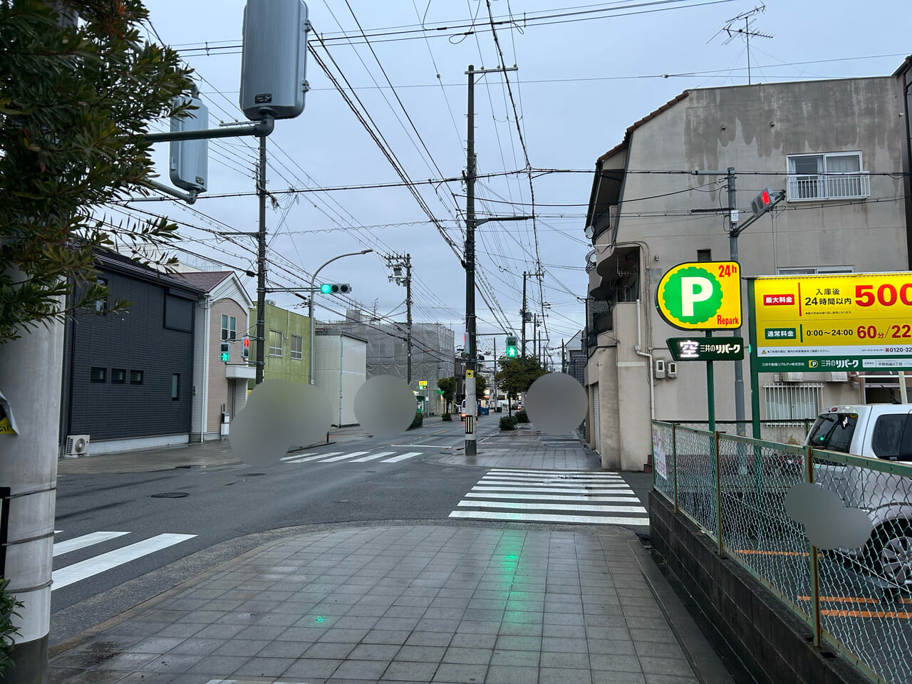 なかたファミリー歯科前道路