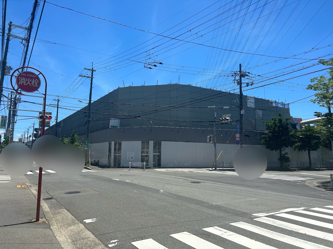 イオン長吉店別館ぐるめちっく街跡地外観