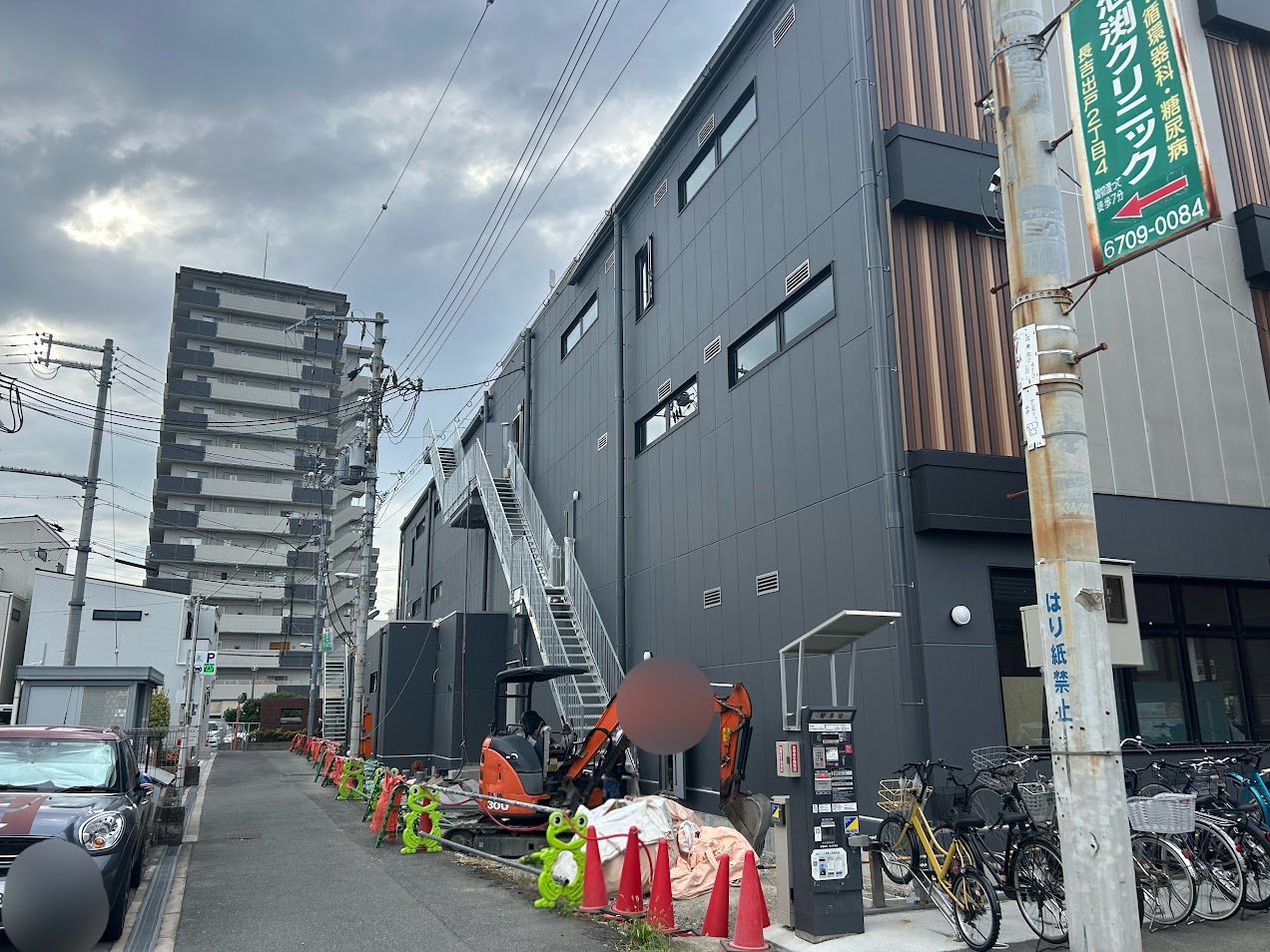 仮称出戸駅前プロジェクト新築工事現場4