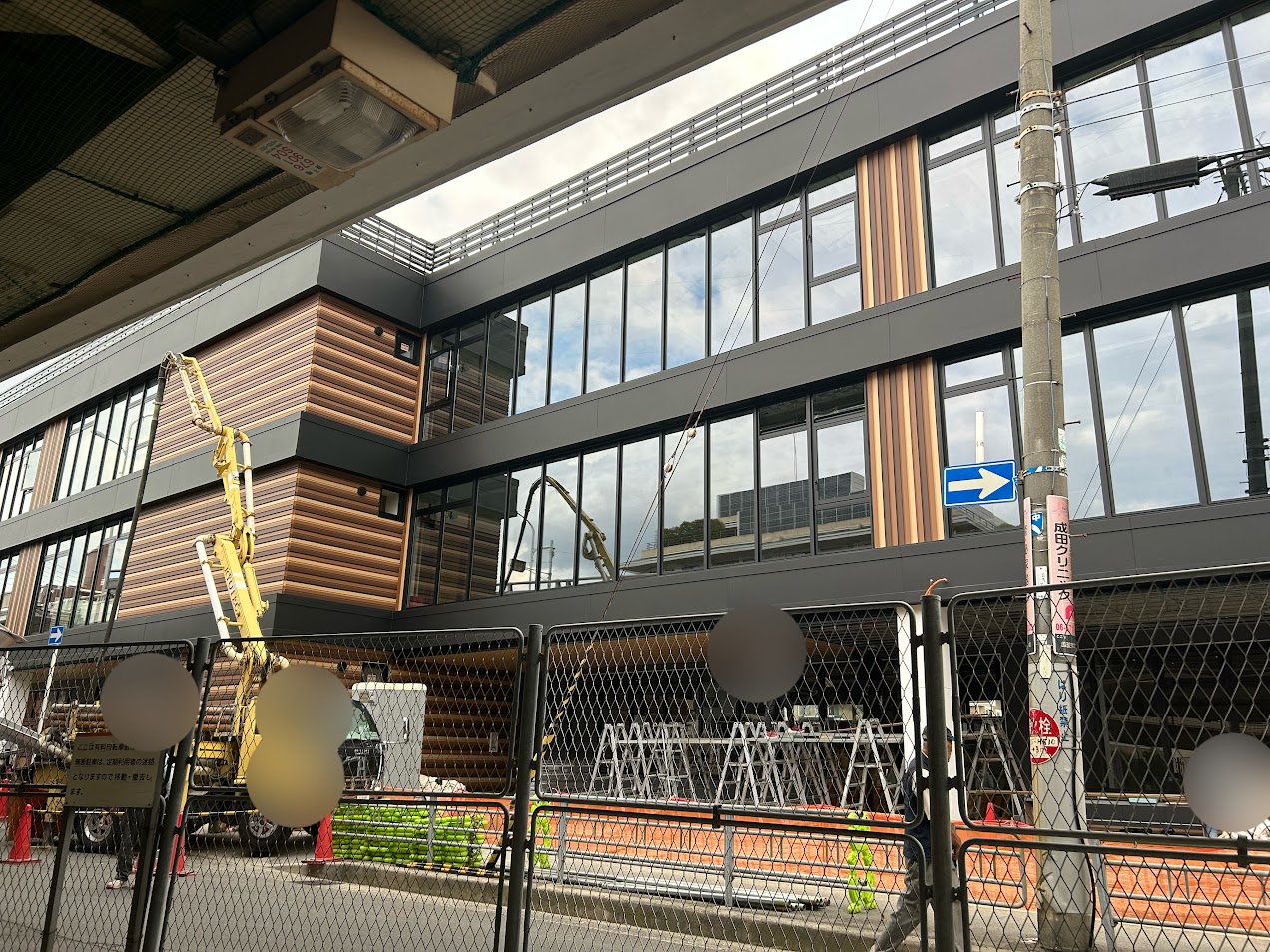 仮称出戸駅前プロジェクト新築工事現場7