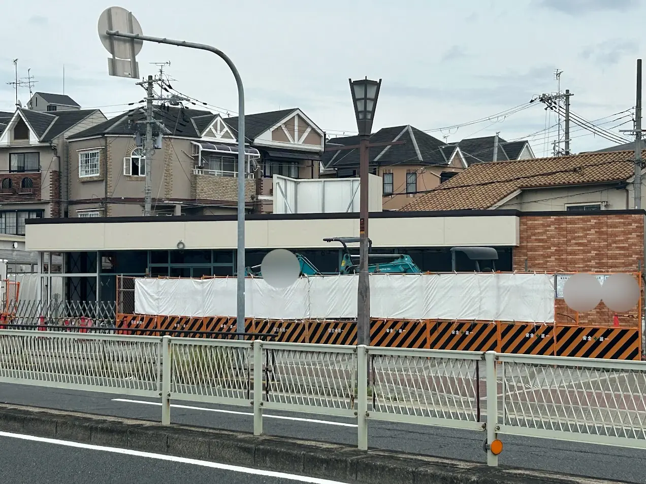 南都銀行平野支店横工事現場1