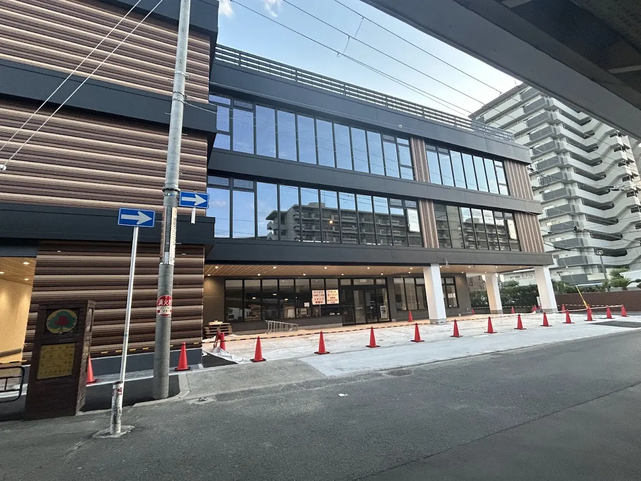 仮称出戸駅前プロジェクト新築工事現場5