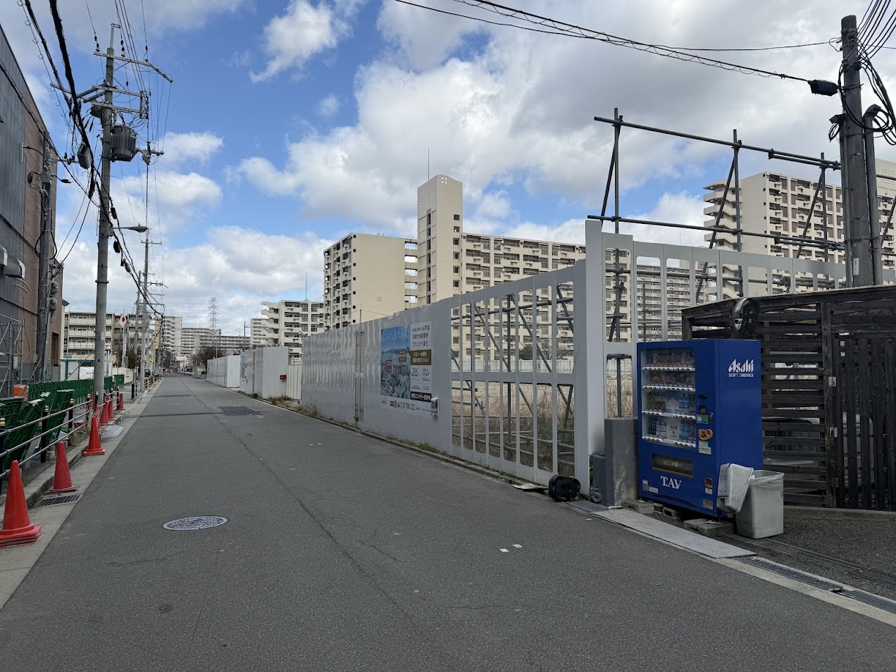 大阪メトロ谷町線駅前大規模開発プロジェクトマンション建設予定地1