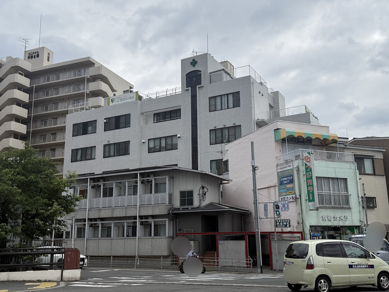 平野東図書館前病院外観2