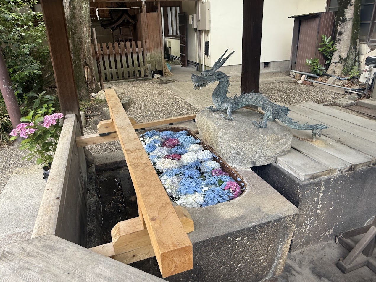 杭全神社手水舎2025.1