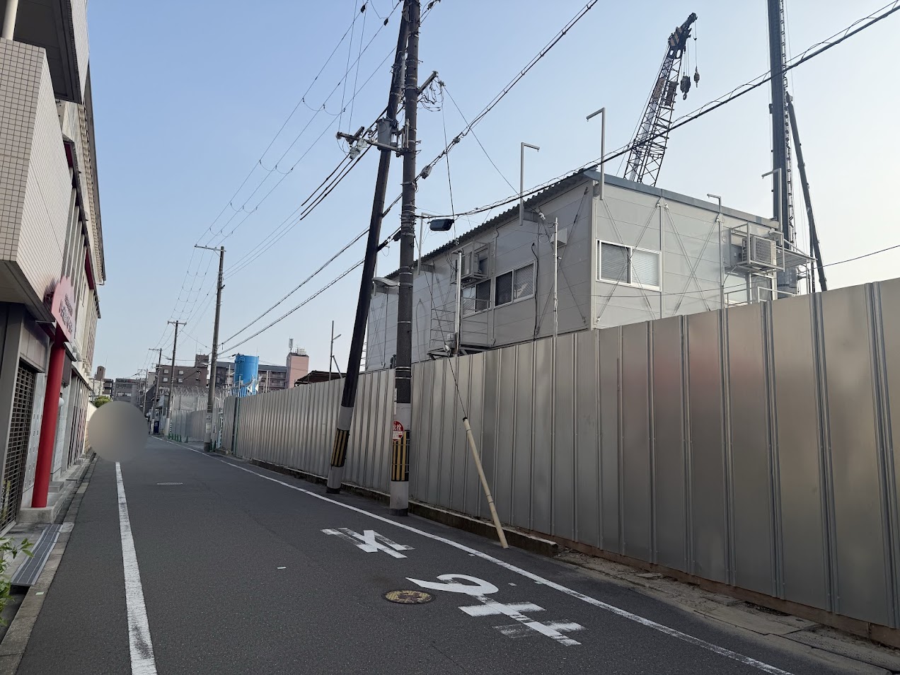 平野第2住宅1号館建設工事現場3