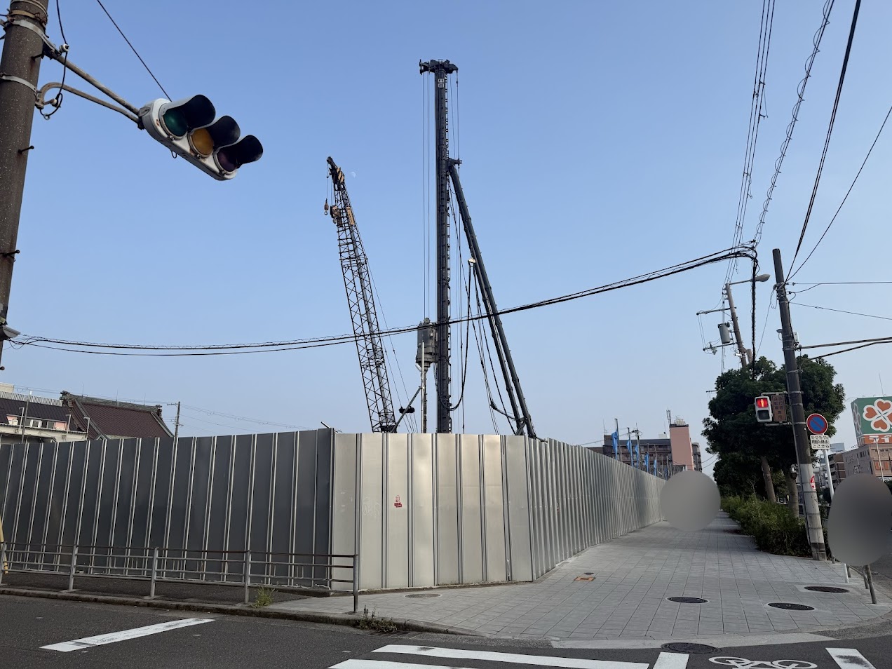 平野第2住宅1号館建設工事現場4