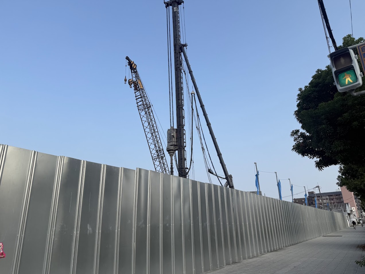 平野第2住宅1号館建設工事現場7