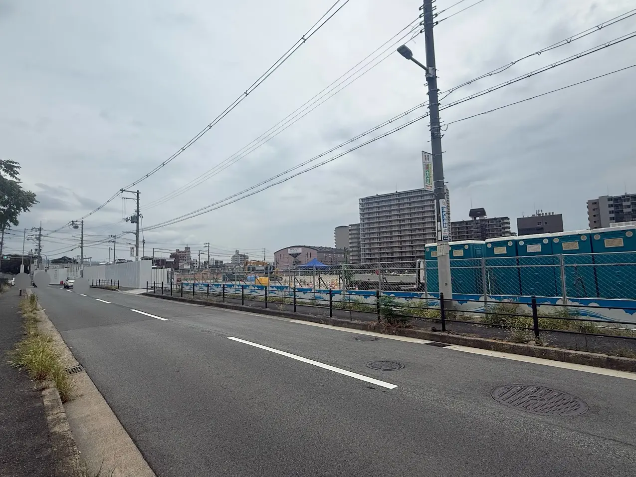 (仮称)大阪市平野区複合開発計画工事現場4