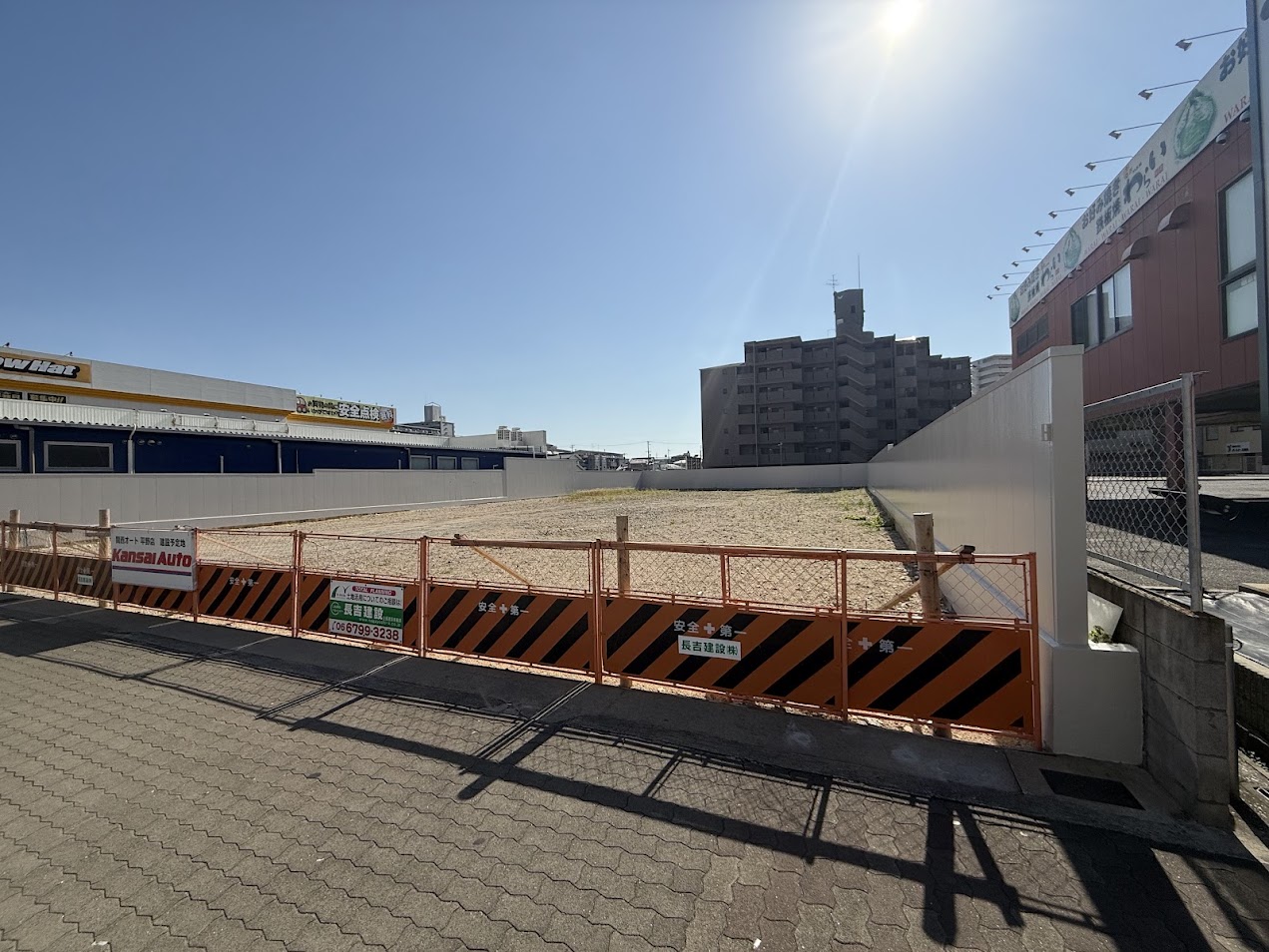 関西オート平野店建設予定地外観5