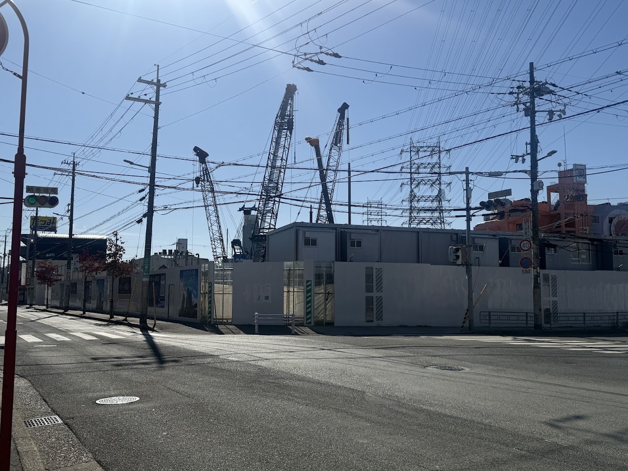 仮称　出戸駅前計画新得工事現場8