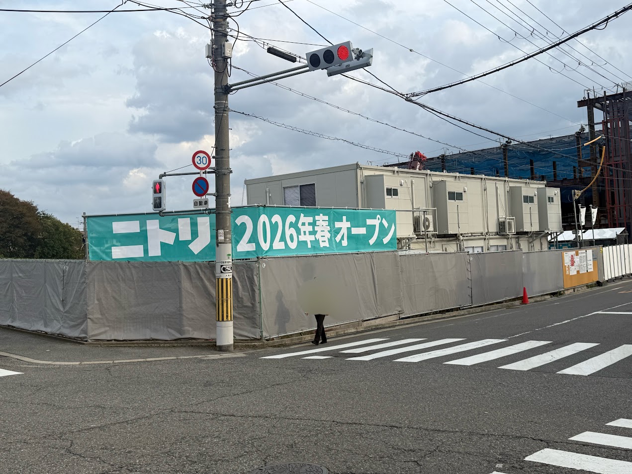 仮称ニトリ平野店新築工事現場1