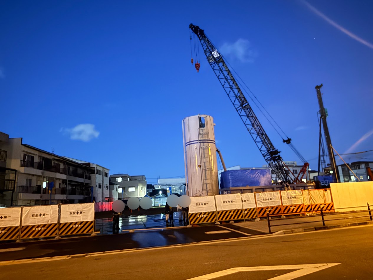 ディスカウントスーパーオーケー仮称長吉店舗新築工事現場5