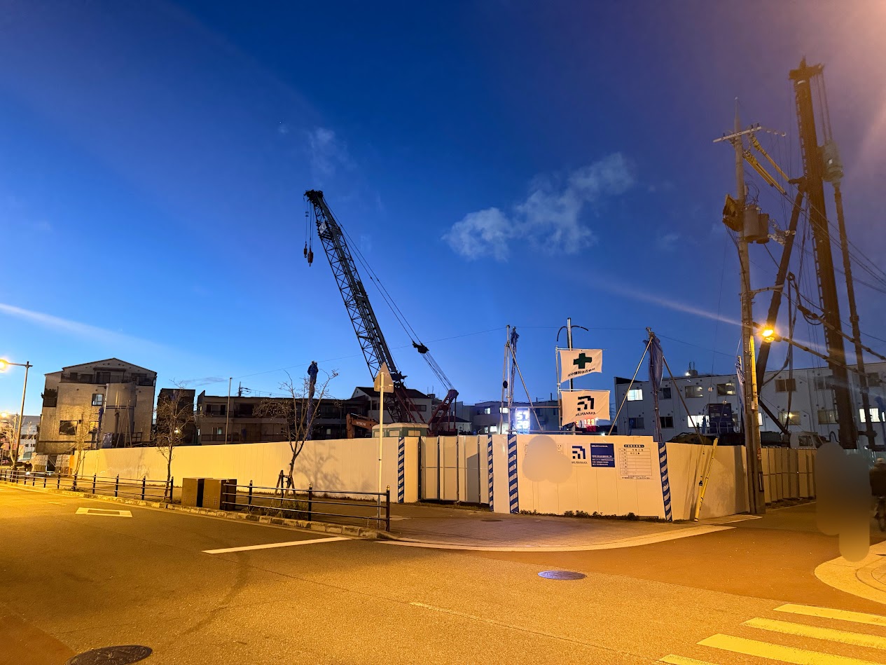 ディスカウントスーパーオーケー仮称長吉店舗新築工事現場6