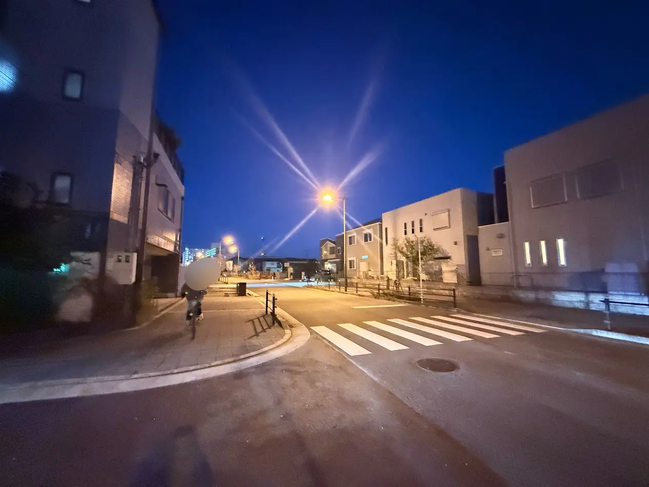 ディスカウントスーパーオーケー仮称長吉店舗新築工事現場前道路