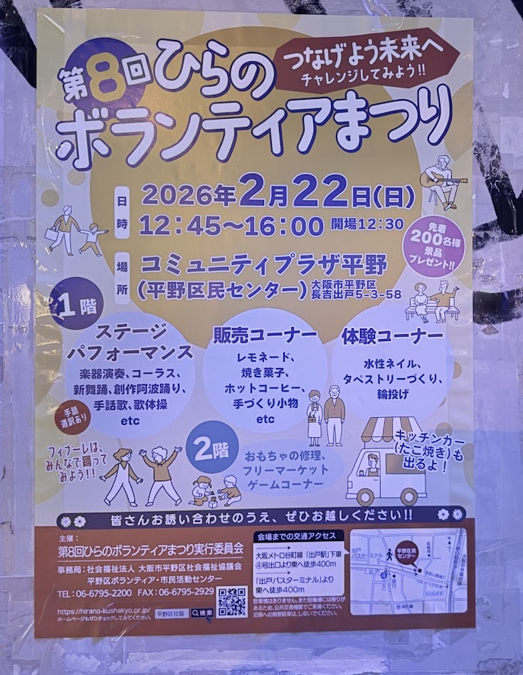 ひらのボランティアまつりおしらせ