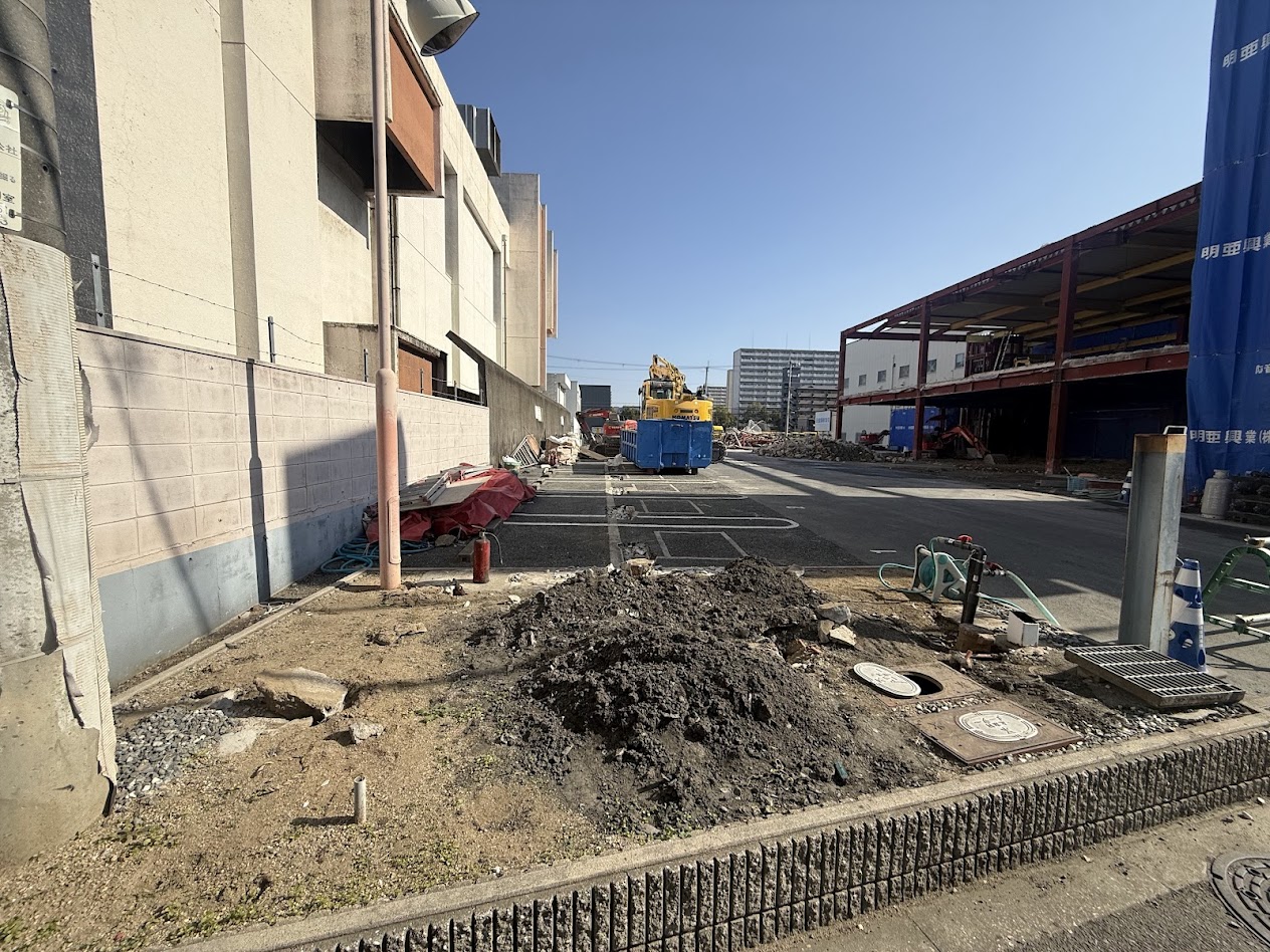 丸亀製麺長吉長原跡地外観3