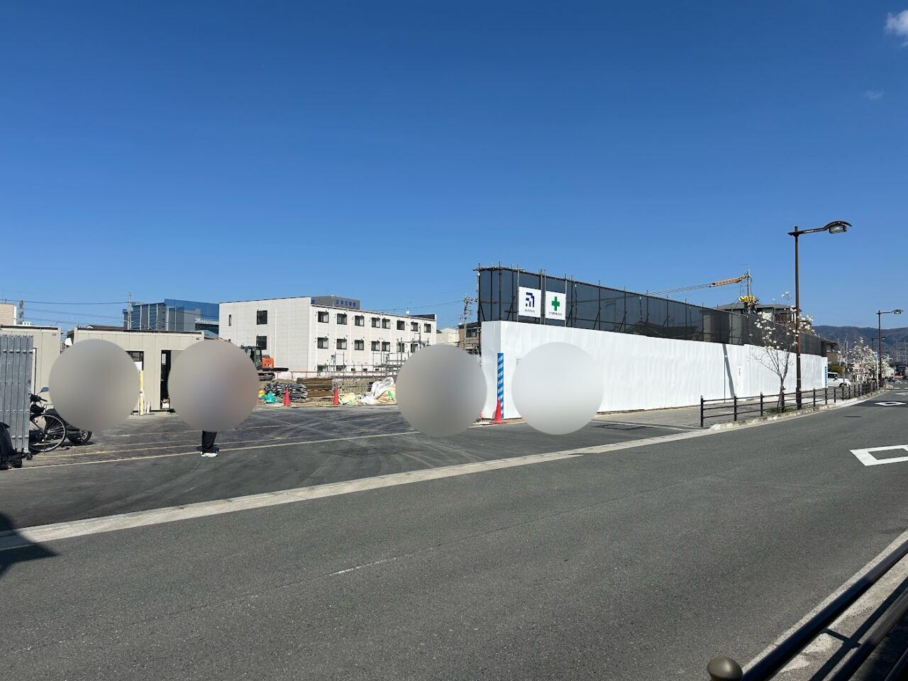 オーケー長吉店工事現場1