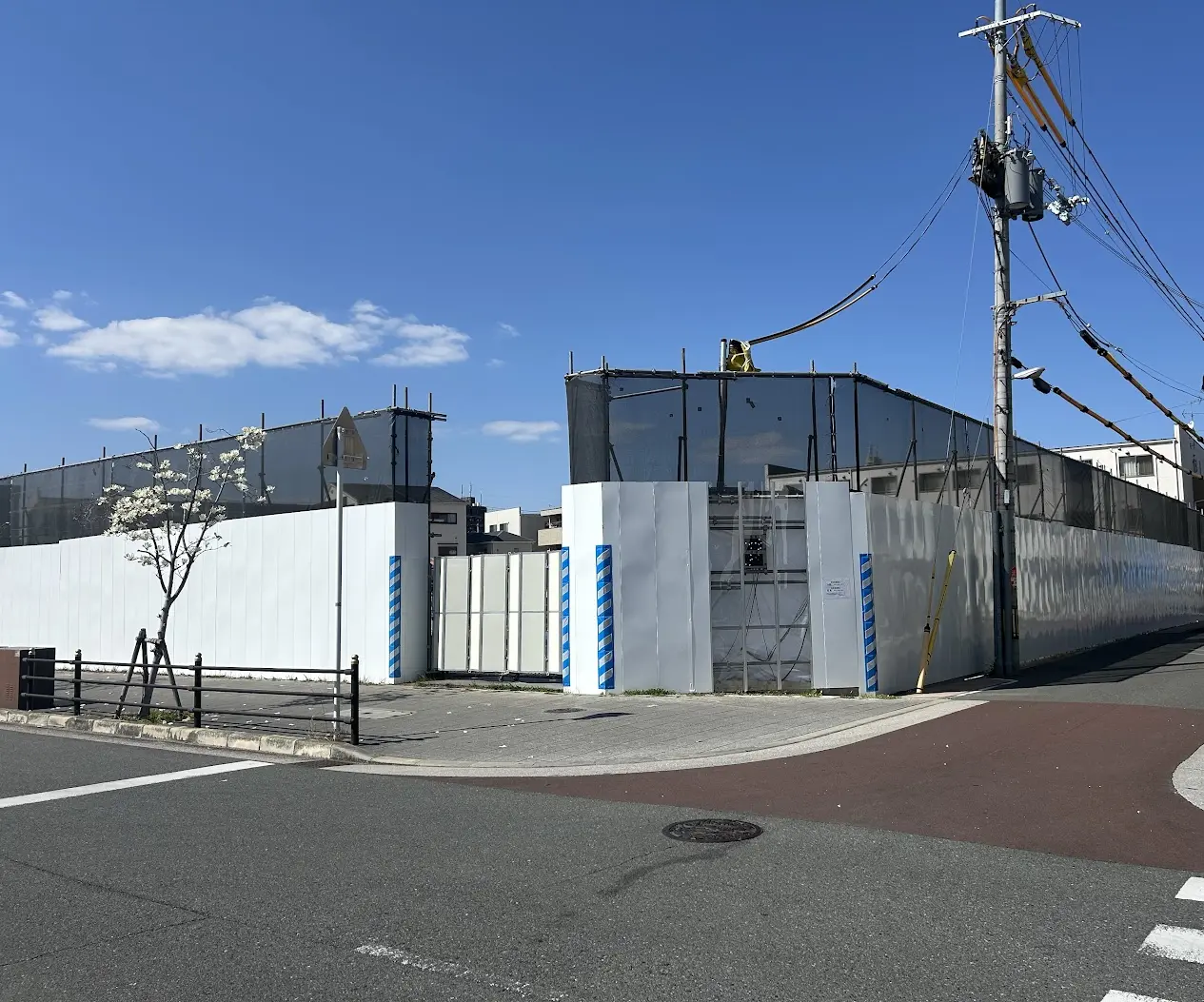 オーケー長吉店工事現場2