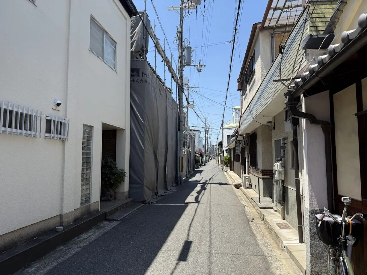 平野本町3丁目解体工事現場2