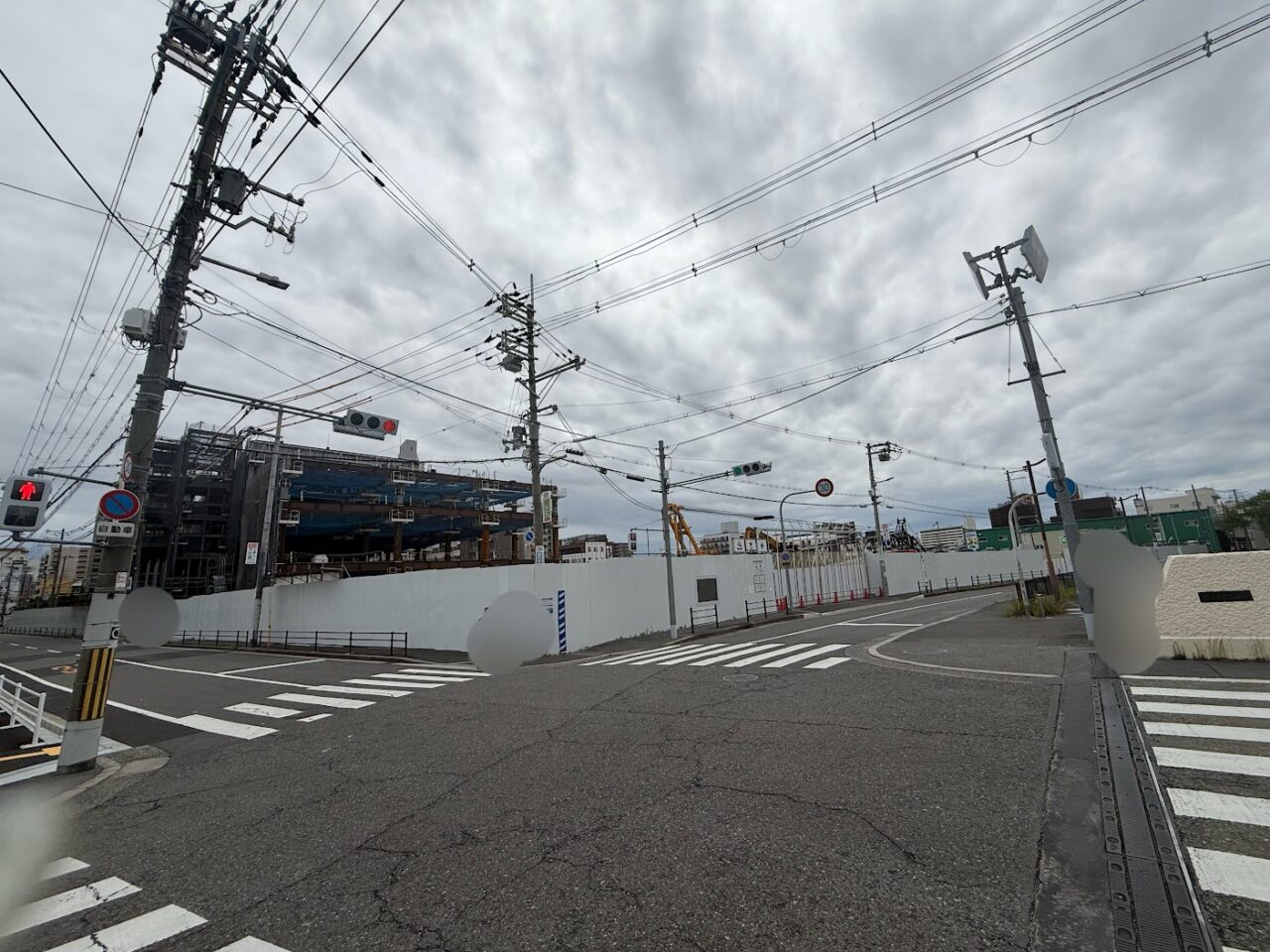 (仮称)大阪市平野区複合開発計画(商業）」工事現場6