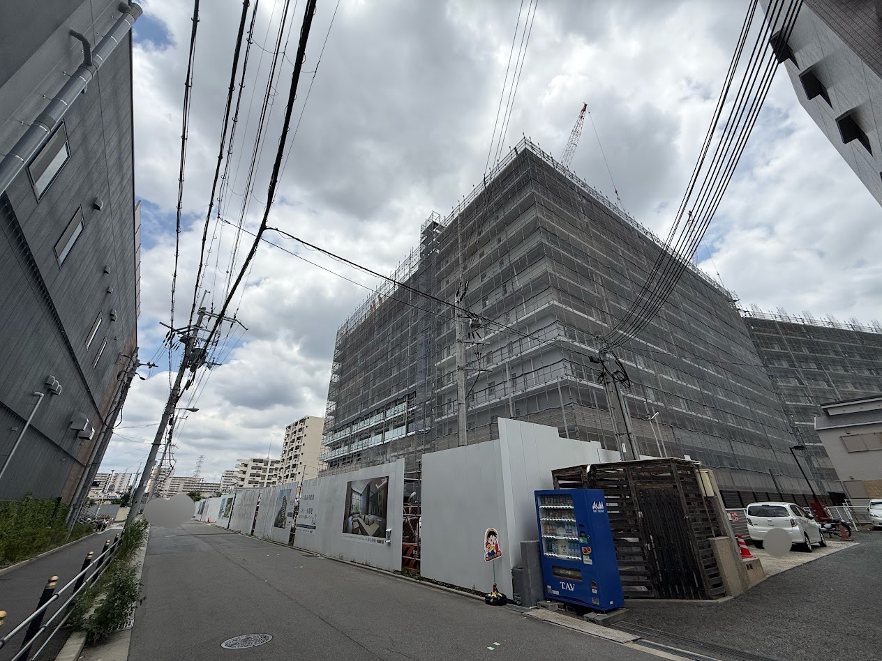 Osaka Metro谷町線駅前大規模開発プロジェクト工事現場2