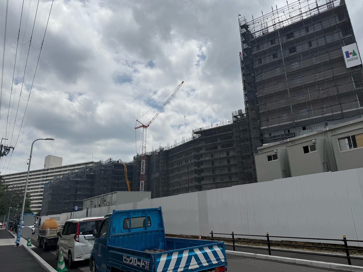 Osaka Metro谷町線駅前大規模開発プロジェクト工事現場5