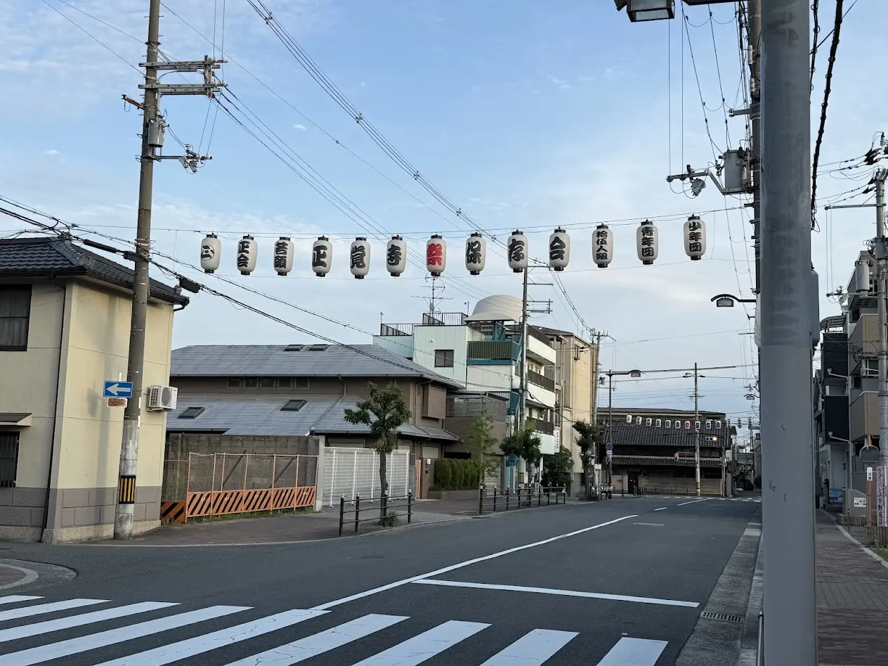 正覚寺祭り提灯